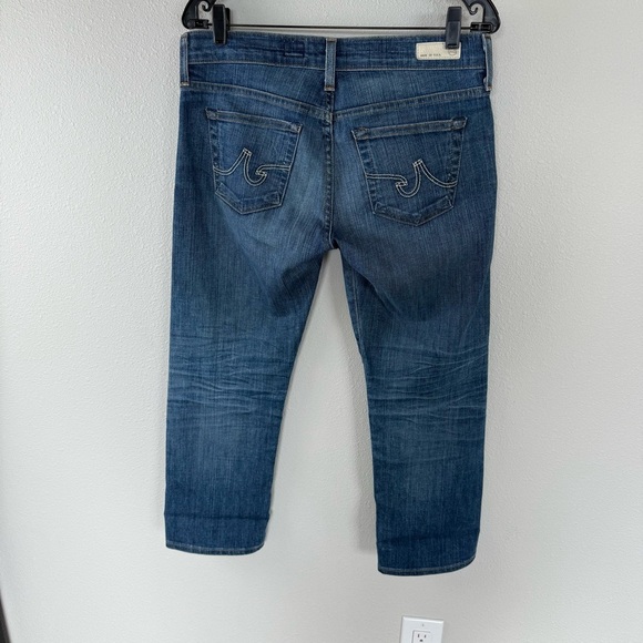 AG Tomboy Crop Relaxed Straight Leg Jeans 10 Years Denim Casual Women’s 28 - Picture 7 of 10